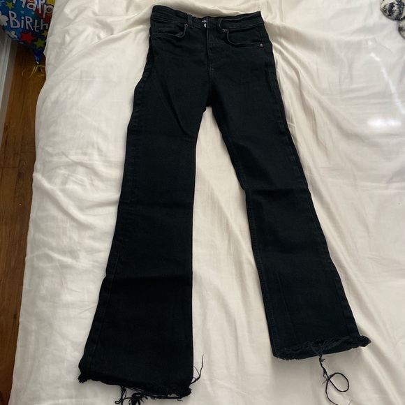 SOLD Zara cropped flared jean - Picture 1 of 2